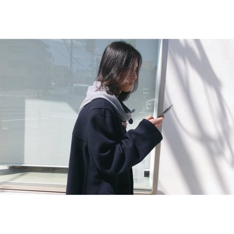 FUJI / WHITE CASHMERE SCARF *BROWN