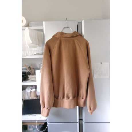 Rich I / HALF ZIP COLLAR SWEAT *BROWN