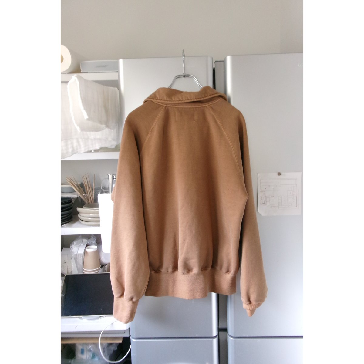Rich I / HALF ZIP COLLAR SWEAT *BROWN | AVET