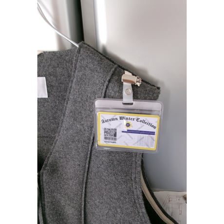 YUTASETOGAWA / "ME" DOCTOR VEST WOOL MELTON *GRY