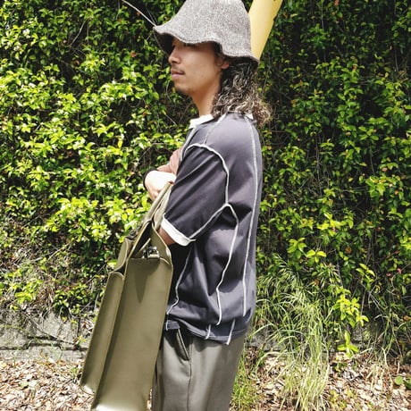Rich I / RECTANGLE [LEATER HELMET BAG]