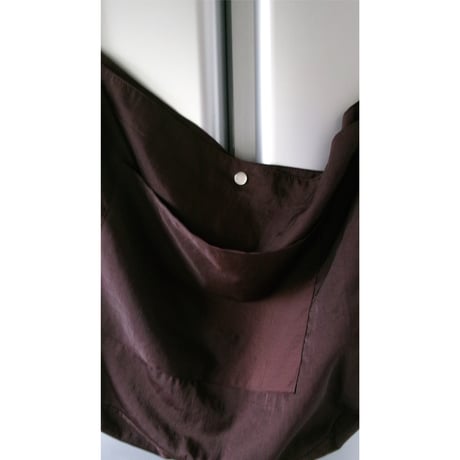MY___ / NYLON TWILL SHOULDER BAG *BROWN