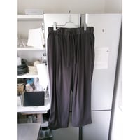 Blanc YM / Salt Shrink Cupro Browsing Pants *BROWN