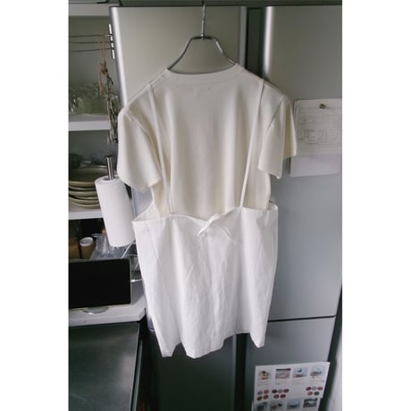 FUJI /  COTTON LINEN ONEPIECE (for ladies) *WHITE
