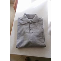 YOKO SAKAMOTO / BOX TUBE POLO *HEATHER GR