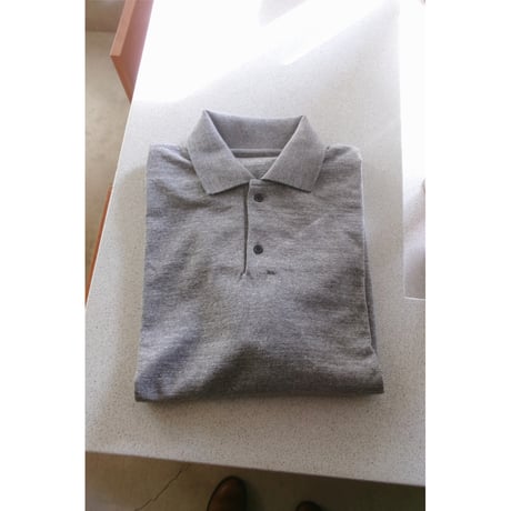 YOKO SAKAMOTO / BOX TUBE POLO *HEATHER GR