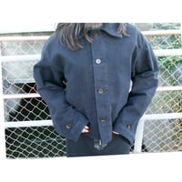 OLD FOLK HOUSE / Moleskin Blouson *Black