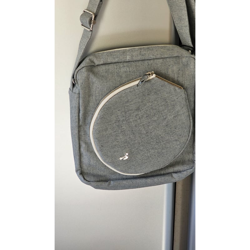 ○HIDAKA / PING-PONG SQUARE BAG *SAND BLUE | AVET