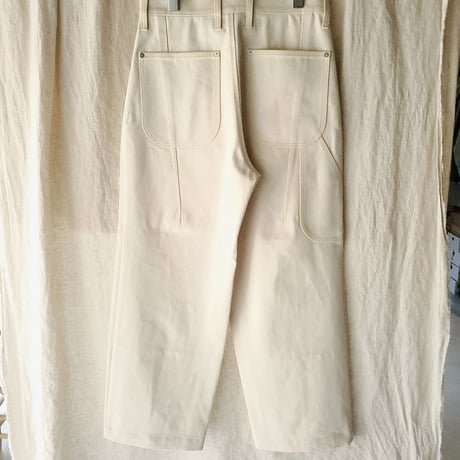 TOZAOU / Denim Painter Pants *cream (yellow)