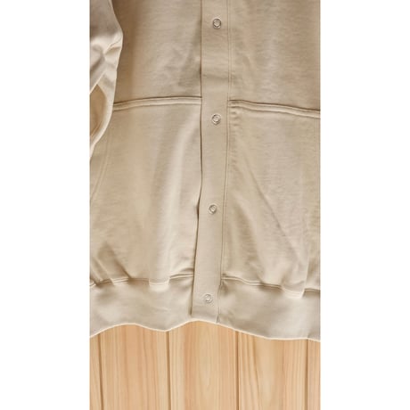 EVCON/ SWEAT CARDIGAN *OFF WHITE