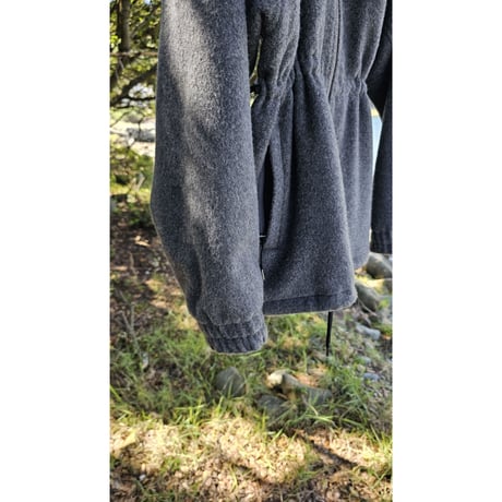 KIIT / HIGH NECK BLOUSON *MIX GRAY