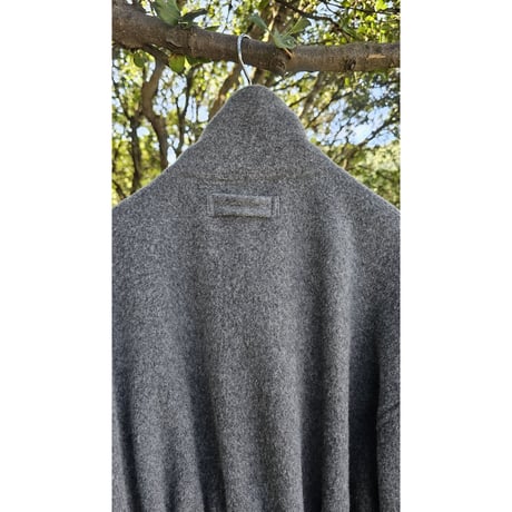 KIIT / HIGH NECK BLOUSON *MIX GRAY