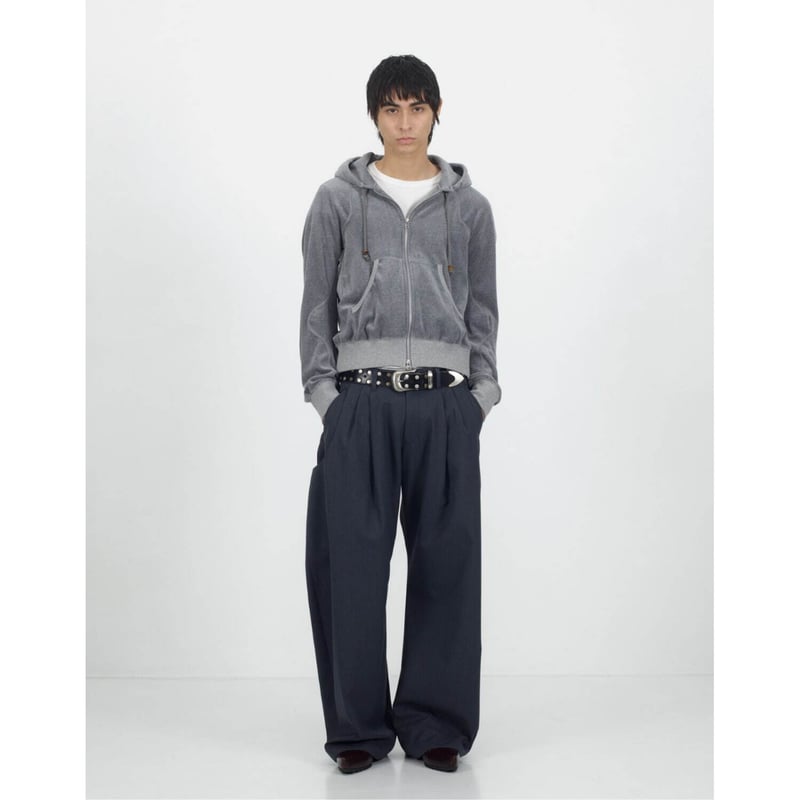 NVRFRGT / 4c STUDDED LEATHER BELT *BLACK | AVET