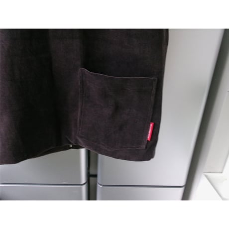ABELIA EDWARD GOUCHA / MINIBAG VEST CORDUROY *BROWN