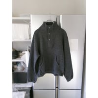 MY___ / WOOL ANGOLA FLEECE PULLOVER *CHARCOAL