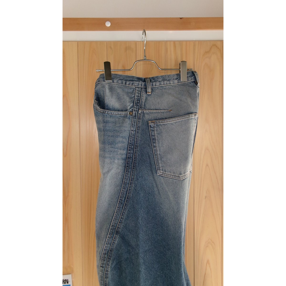 ○NVRFRGT / 3D TWISTED WIDE LEG JEANS *VINTAGE F ○NVRFRGT / 3D TWISTED WIDE LEG JEANS *VINTAGE F