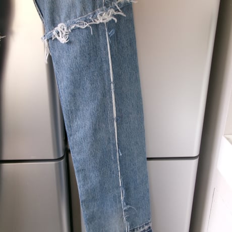 YUTASETOGAWA / YS-UNIFORM RECONSTRUCTED DENIM TROUSERS *WASHED