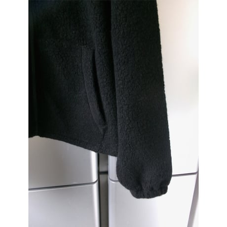 UNIVERSAL PRODUCTS / WOOL FLEECE DERBY JACKET *BLACK