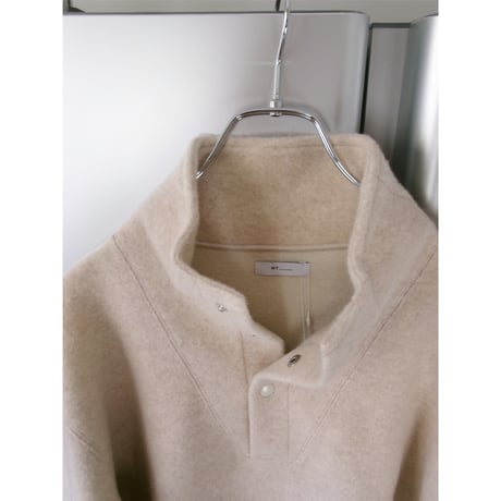 MY___ / WOOL ANGOLA FLEECE PULLOVER *L.BEIGE