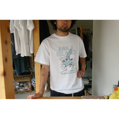 HIDAKA (side A) / AWAJI FRIENDS TEE *White