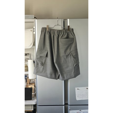 TOZAOU for AVET / mimi Float Shorts *B(ウールグレー、ブルーミミ)