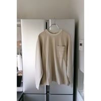 NO ROLL / UNEVENNESS L/S TEE *LT BEIGE