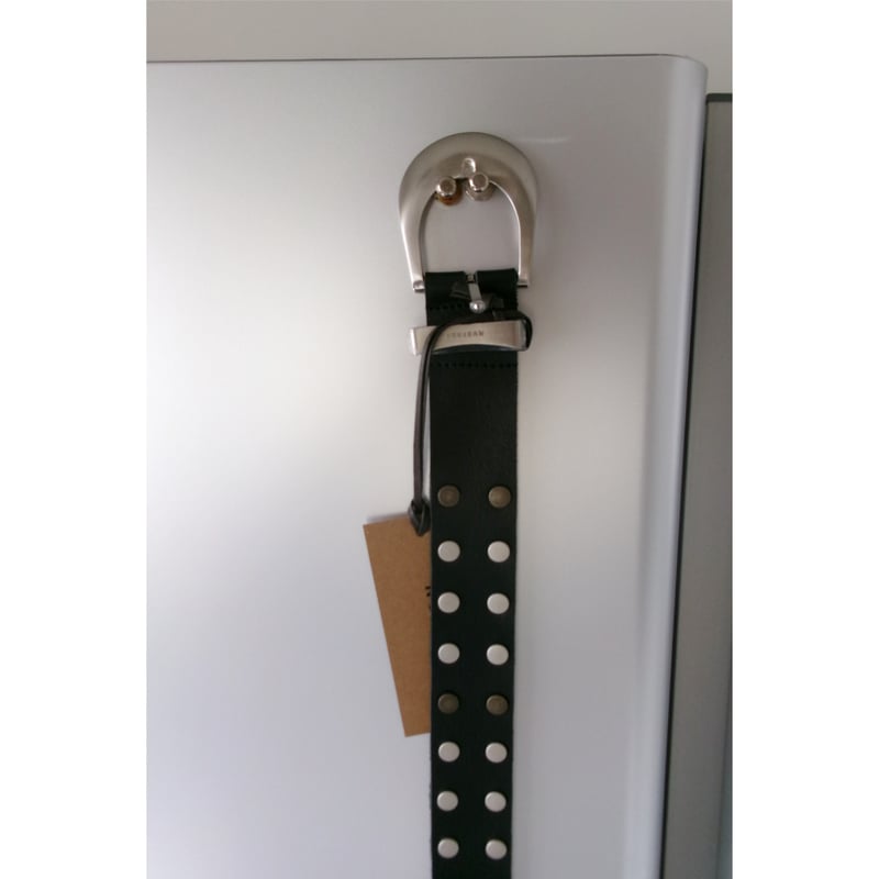NVRFRGT / 4c STUDDED LEATHER BELT *BLACK | AVET