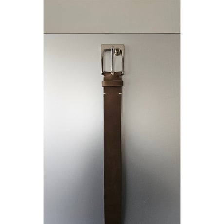 FUJI /  LEATHER BELT *OLIVE