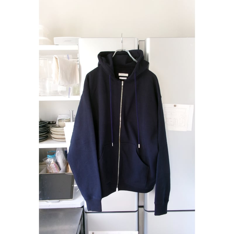 FUJI / COTTON ZIP UP HOODIE *NAVY | AVET