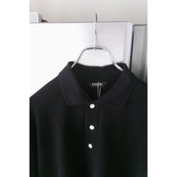 EVCON /  POLO L/S SHIRT *BLACK