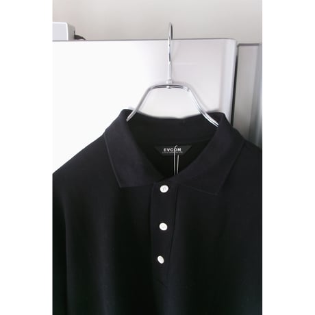 EVCON /  POLO L/S SHIRT *BLACK