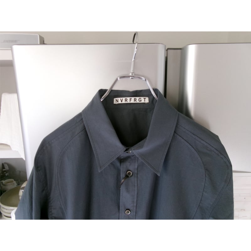 NVRFRGT / PANELLED LONG SLEEVE SHIRT *SLATE BLU