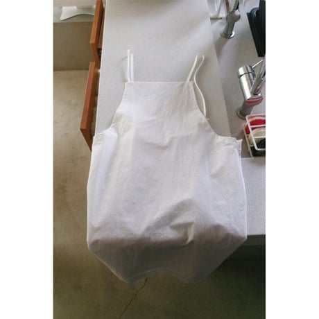 FUJI /  COTTON LINEN ONEPIECE (for ladies) *WHITE