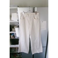 YUTASETOGAWA / Contour 5 Trousers -Ed.Pressed Twill *IVORY