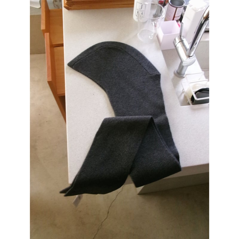 MY___ / CASHMERE BLENDED BALACLAVA WITH SCARF