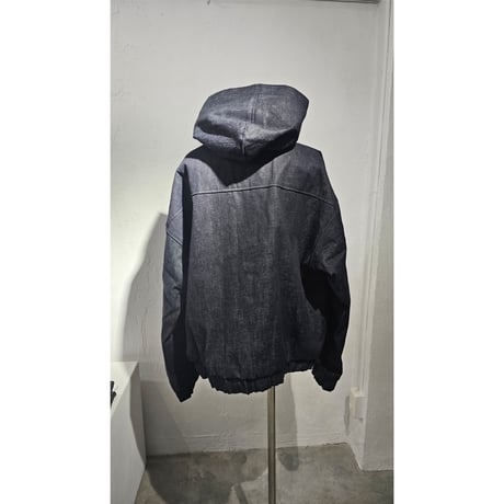 ●ABELIA EDWARD GOUCHA / RIVER PARKA Rainbow denim *INDIGO *