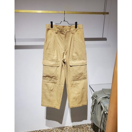 TOZAOU / String Fierd Pants -Yellow