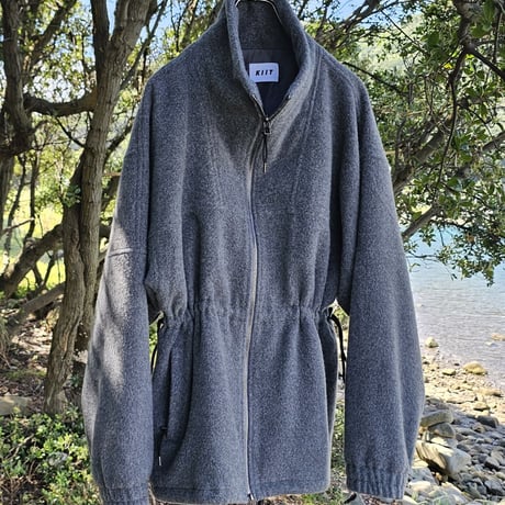 KIIT / HIGH NECK BLOUSON *MIX GRAY