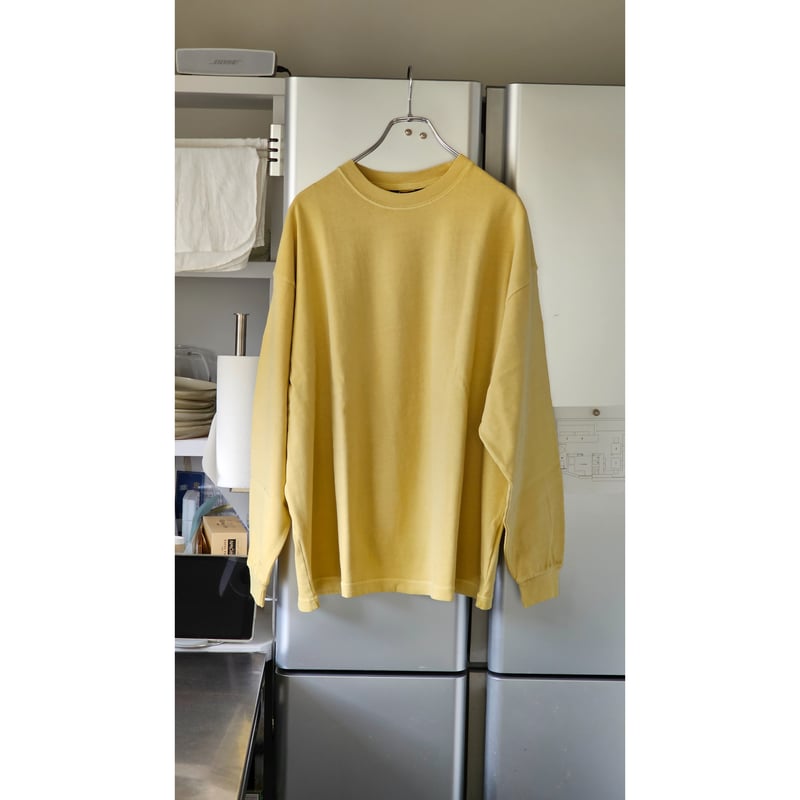 EVCON/ PIGMENT WIDE L/S T-SHIRT *YELLOW | AVET