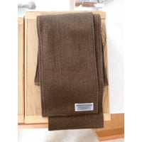 OLD FOLK HOUSE / Wool Long &Short Scarf *Dark Brown