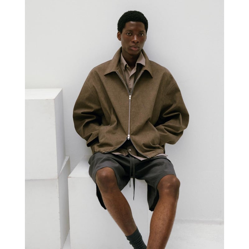 BLANC YM ジャケット Blanc YM / Vintage Canvas Drizzler JKT *Brown |