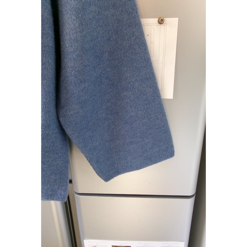 Blanc YM／Wool Fleece Blanc YM / Wool Fleece Snap Pullover *Sax blue
