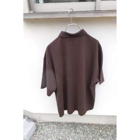EVCON/ KANOKO POLO S/S TEE *D.BROWN