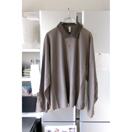 NO ROLL / DRY WASHI L/S POLO *KUCHIBA