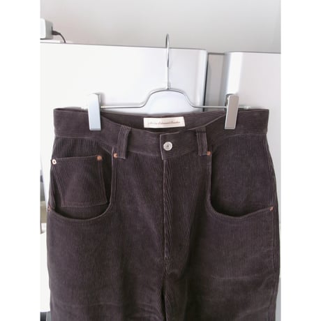 ABELIA EDWARD GOUCHA / ECHO PANTS CORDUROY *BROWN