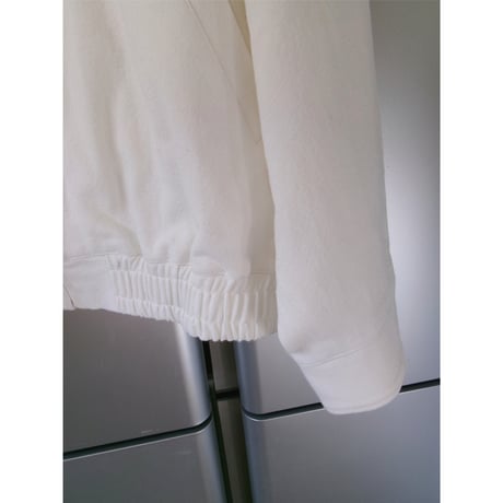 FUJI / COTTON SILK RAGLAN BLOUSON *WHITE