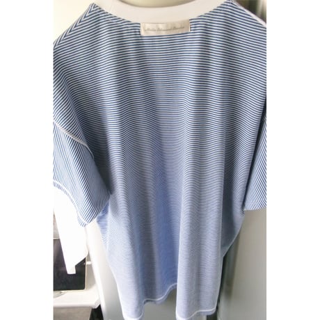 ABELIA EDWARD GOUCHA / CLASSIC T-SHIRT BORDER *BLUE