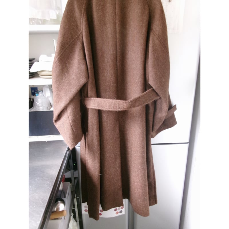 Blanc YM / ALPACA OVERSIZE BALMACAN COAT *Natur