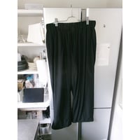 Blanc YM / Salt Shrink Cupro Browsing Pants *BLACK