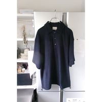 EVCON/ PILE POLO S/S TEE *D.NAVY
